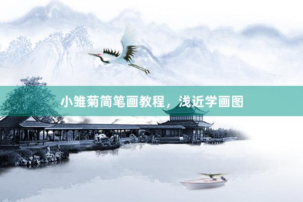 小雏菊简笔画教程，浅近学画图